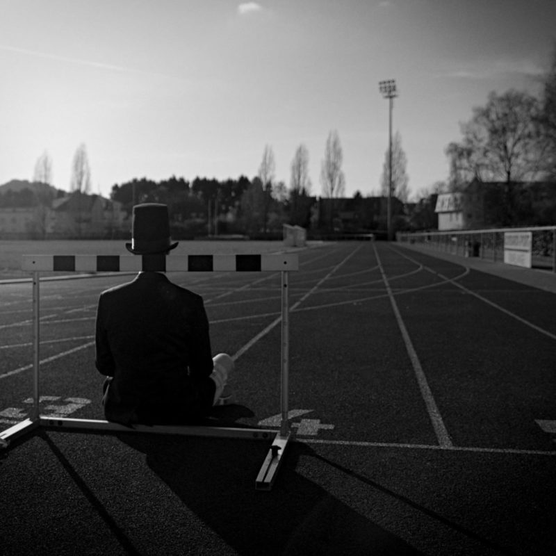 Man with Hat - Sport court